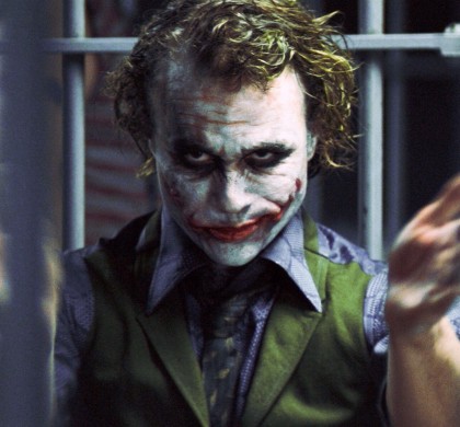 In this image released by Warner Bros., Heath Ledger starring as The Joker, is shown in a scene from "The Dark Knight." (AP Photo/Warner Bros. Pictures, Stephen Vaughan) ** NO SALES **